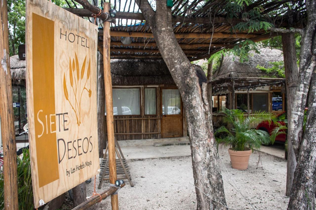 Siete Deseos Hotel Tulum Pueblo Buitenkant foto