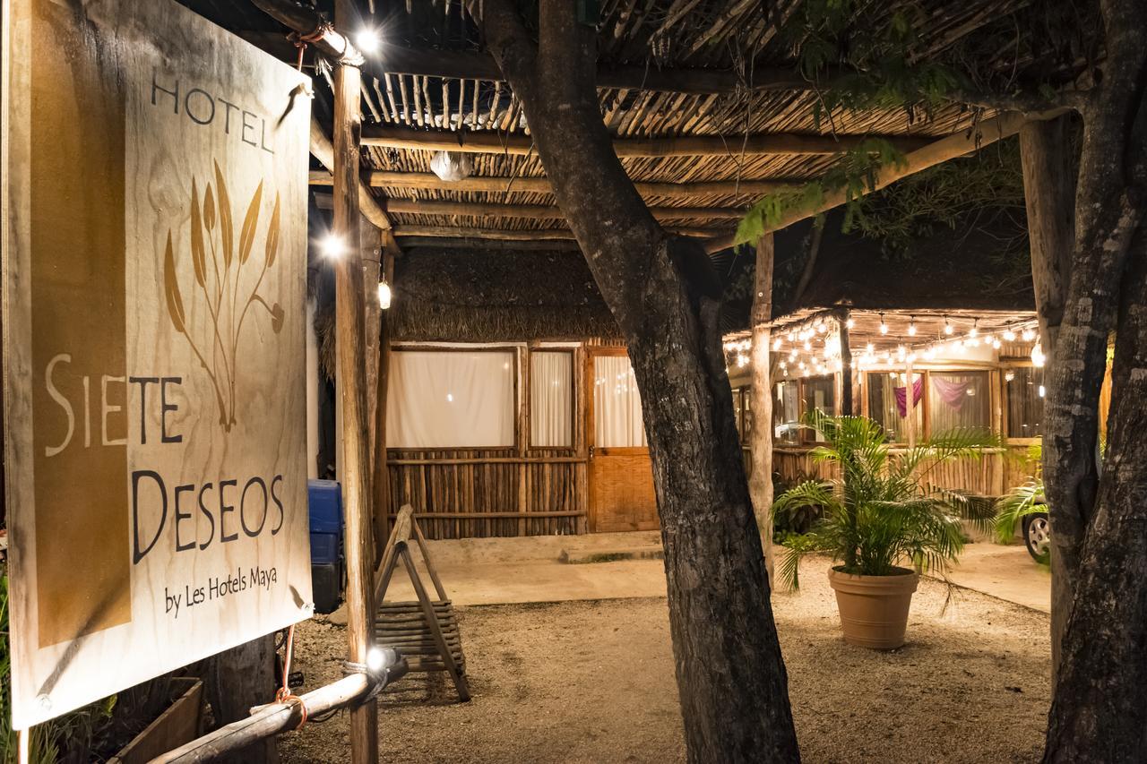Siete Deseos Hotel Tulum Pueblo Buitenkant foto
